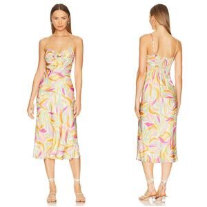 ASTR the Label -NWT- Mariela Abstract Print Midi Dress | XL
